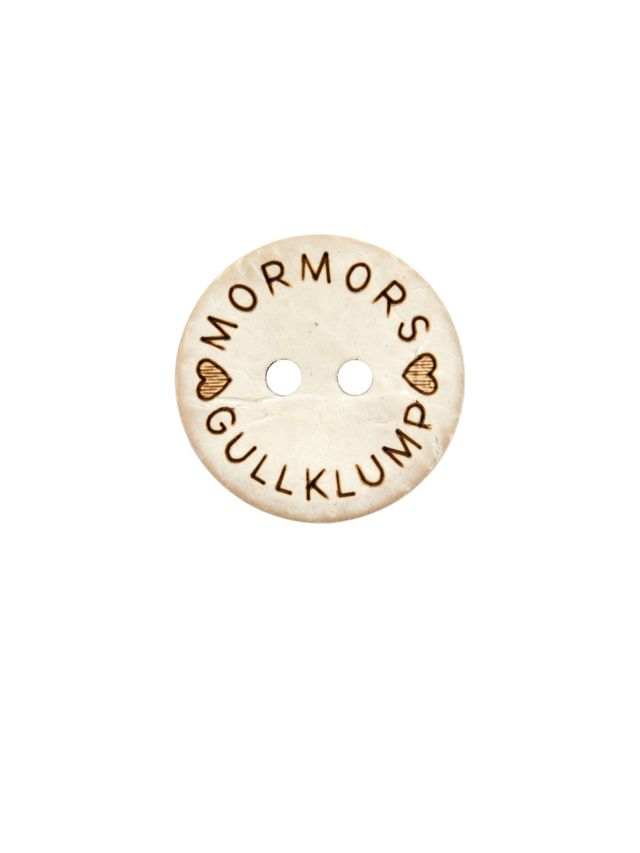 Knapp Mormors Gullklump 18mm